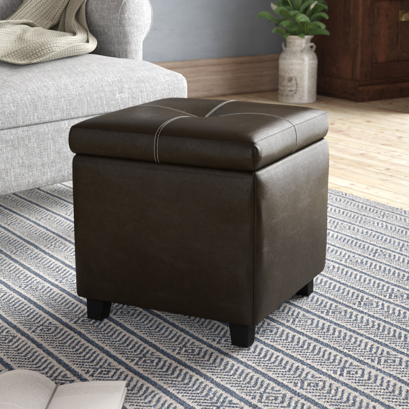 Tufted storage ottoman andover mills fabric discount